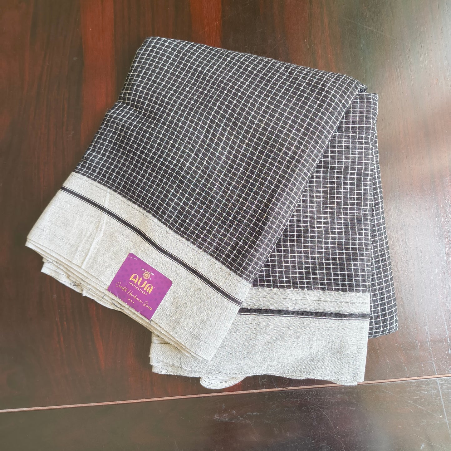 Traditional Black Patteda Anchu Saree