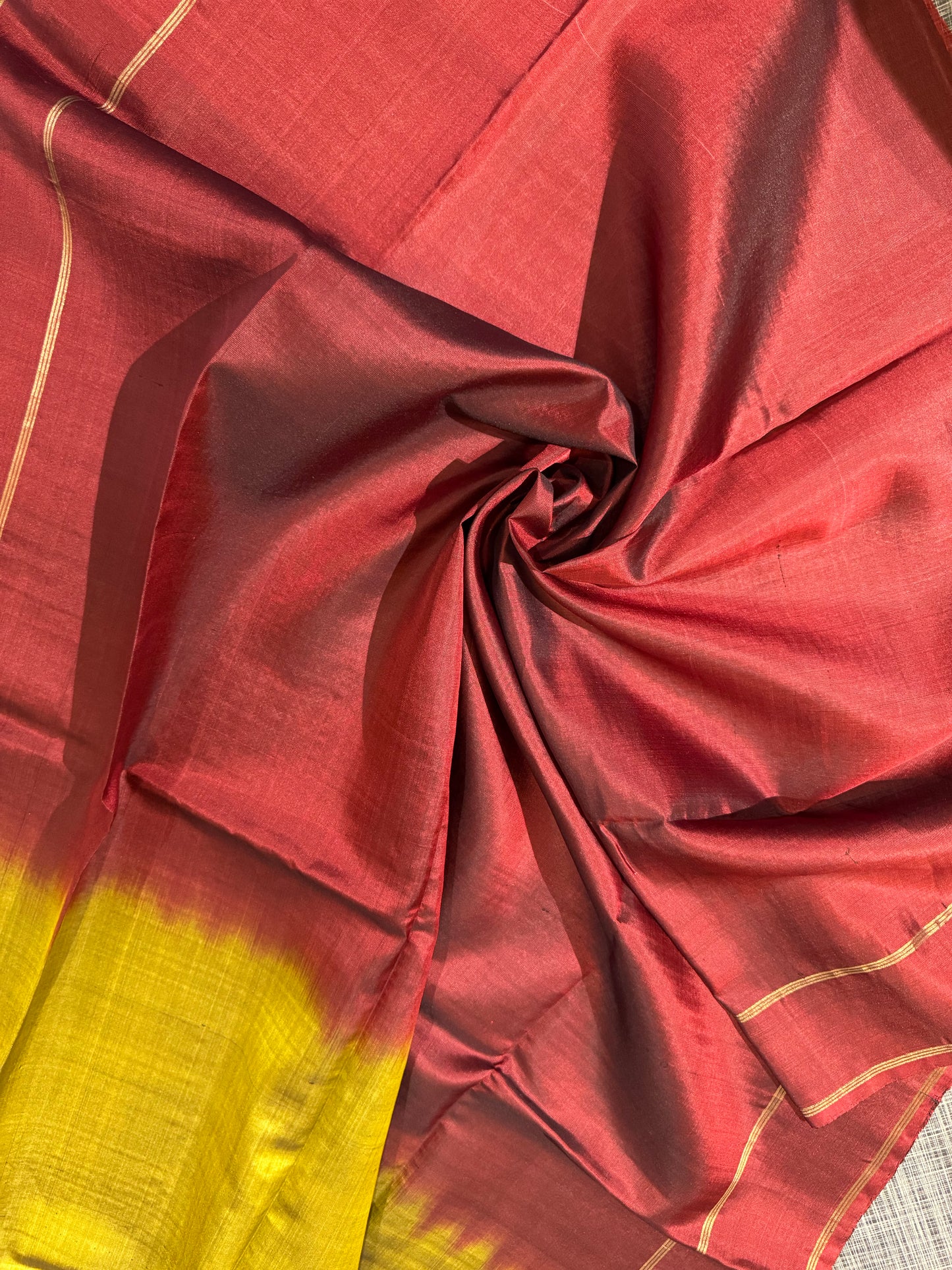 Light Olive Soft Silk Saree with Blouse